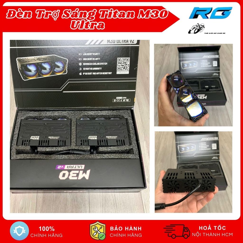Đèn Trợ Sáng Titan M30 Ultra 140w Hàng Chính Hãng Bảo Hành 18 Tháng