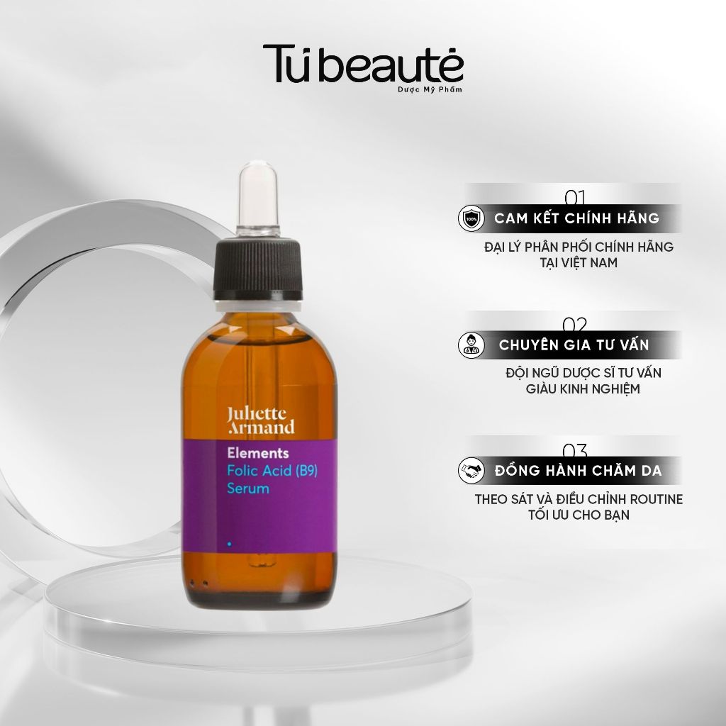 [HÀNG CÔNG TY] Tinh Chất Chống Kích Ứng Juliette Armand Elements Folic Acid (B9) Serum 55ml