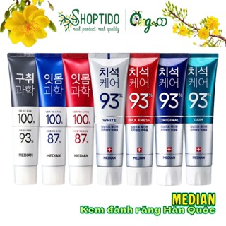 Kem đánh răng Hàn Quốc trắng răng MEDIAN DENTAL IQ 93% 120g sáng bóng NCC Shoptido