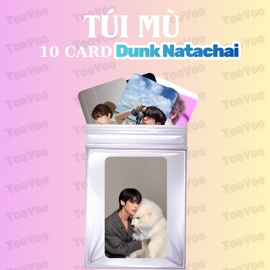 Túi mù gồm 10 card Dunk Natachai bo góc TooYoo CARD0325