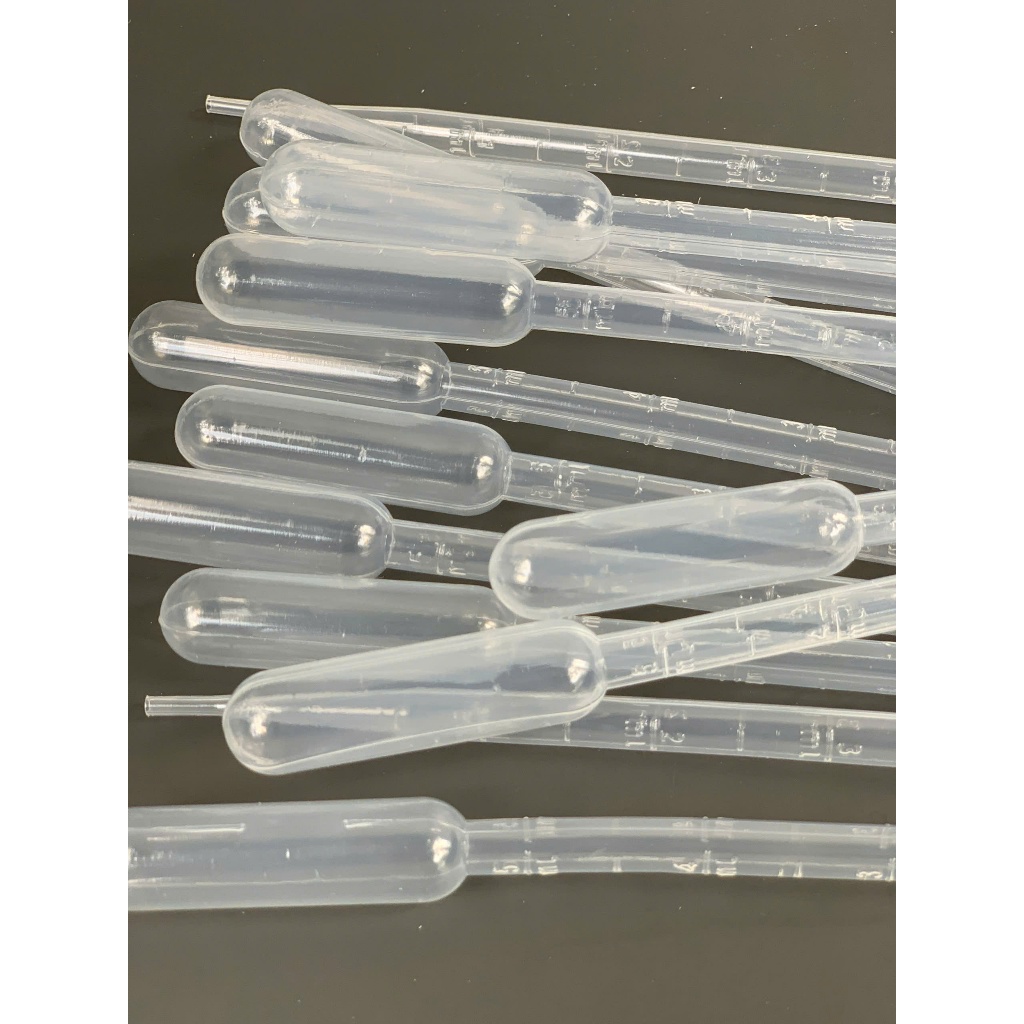 Combo 10 ống Pipet nhựa 1ml, 2ml , 3ml , 10ml - Ống hút nhỏ giọt, có chia vạch