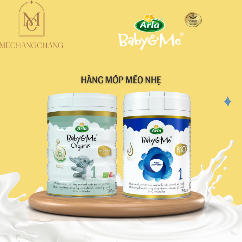 [HÀNG MÓP MÉO DO VẬN CHUYỂN] Sữa công thức Arla HMO số 1 và Arla A2 organic số 1 cho bé date 06.2026