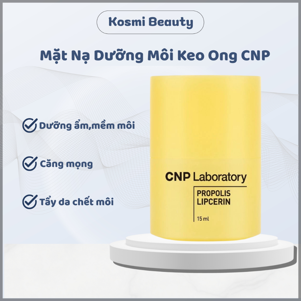 Dưỡng môi CNP Son dưỡng môi keo ong CNP Laboratory phục hồi và giữ ẩm môi kéo dài đến 12 giờ 15ml - 