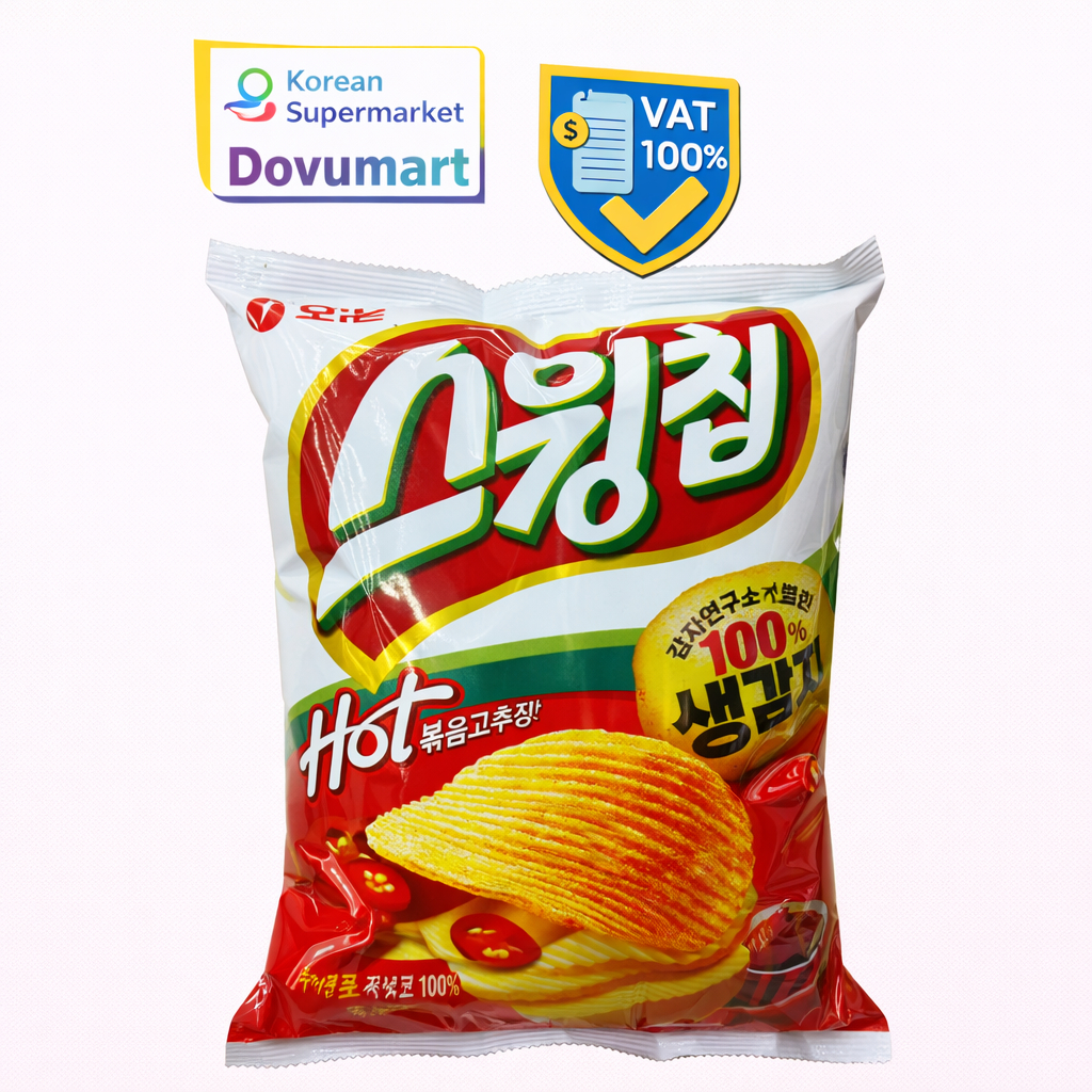 Snack Swing Chip Vị Tương Ớt Xào Orion Hàn Quốc Gói 124G / 오리온)스윙칩(볶음고추장맛)
