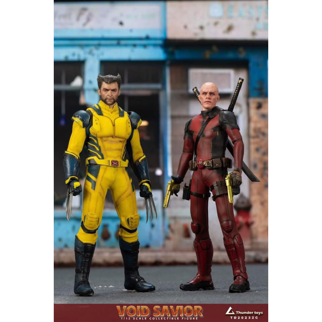 MÔ HÌNH THUNDER TOYS - DEADPOOL & WOLVERINE - 1/12 ACTION FIGURE.