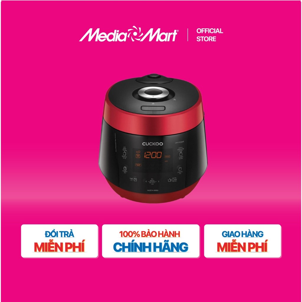 [MEDIAMART] - Nồi cơm áp suất điện tử 1.08L Cuckoo CRP-PK0600F-Korean - FREESHIP,Bảo hànhchínhhãng