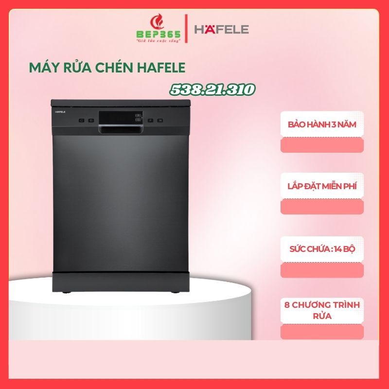 Máy Rửa Chén HDW-F60EB Hafele 538.21.310 – Độc Lập – Rửa Sạch Sâu – Bền Đẹp Theo Thời Gian