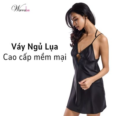 Váy ngủ lụa đa năng WANNABE đầm ngủ 3 trong 1 sang chảnh mọi góc nhìn, tiết kiệm mọi khoản chi DNL12