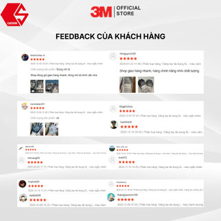 Găng tay đa dụng 3M, NBR (màu xanh dương, xám)