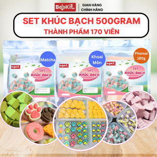  Bột Khúc Bạch NGUYÊN VỊ 500G-1KG  Dâu Việt Quất Cacao Matcha Môn Phô Mai Sữa Phô Mai Tươi  - Food Ăn Vặt Ngon 