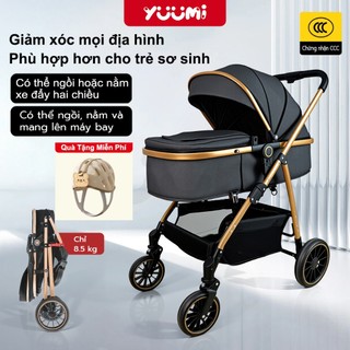   Quà tặng miễn phí  Xe Đẩy Gấp Gọn Cho Bé Yuumi Y8 Xe Đẩy Cao Tầm 9 Trong 1 - Thiết Kế 2 Chiều Gập Gọn Nhẹ-Y8+ 