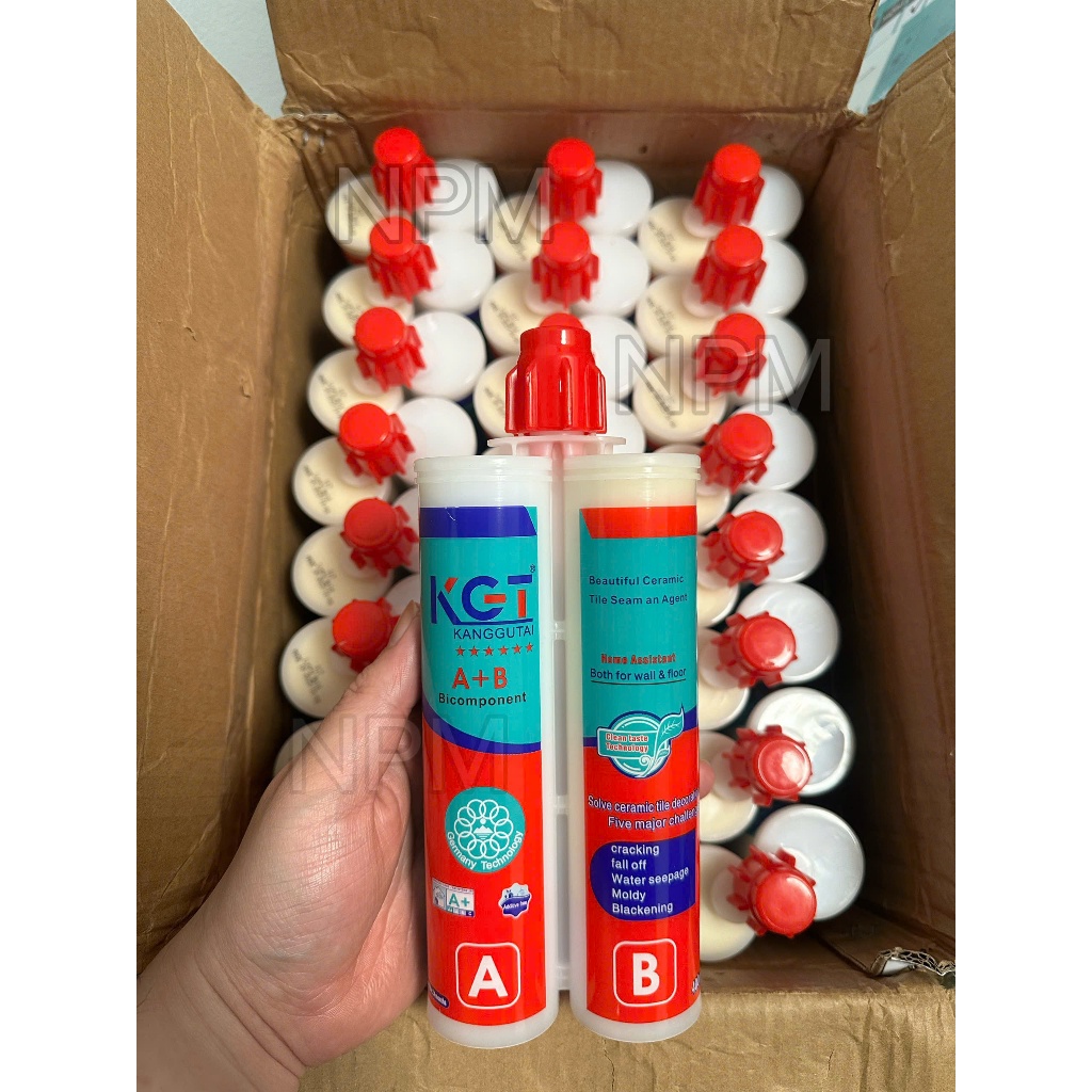KGT COMBO SIÊU HỜI 24 TUÝP KEO CHÀ RON EPOXY KGT TẶNG KÈM ƯU ĐÃI LỚN Chất Keo Siêu Bám Chống Bong Tr