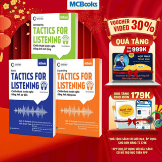 Sách - Combo Tactics For Listening – Chiến Thuật Luyện Nghe Tiếng Anh
