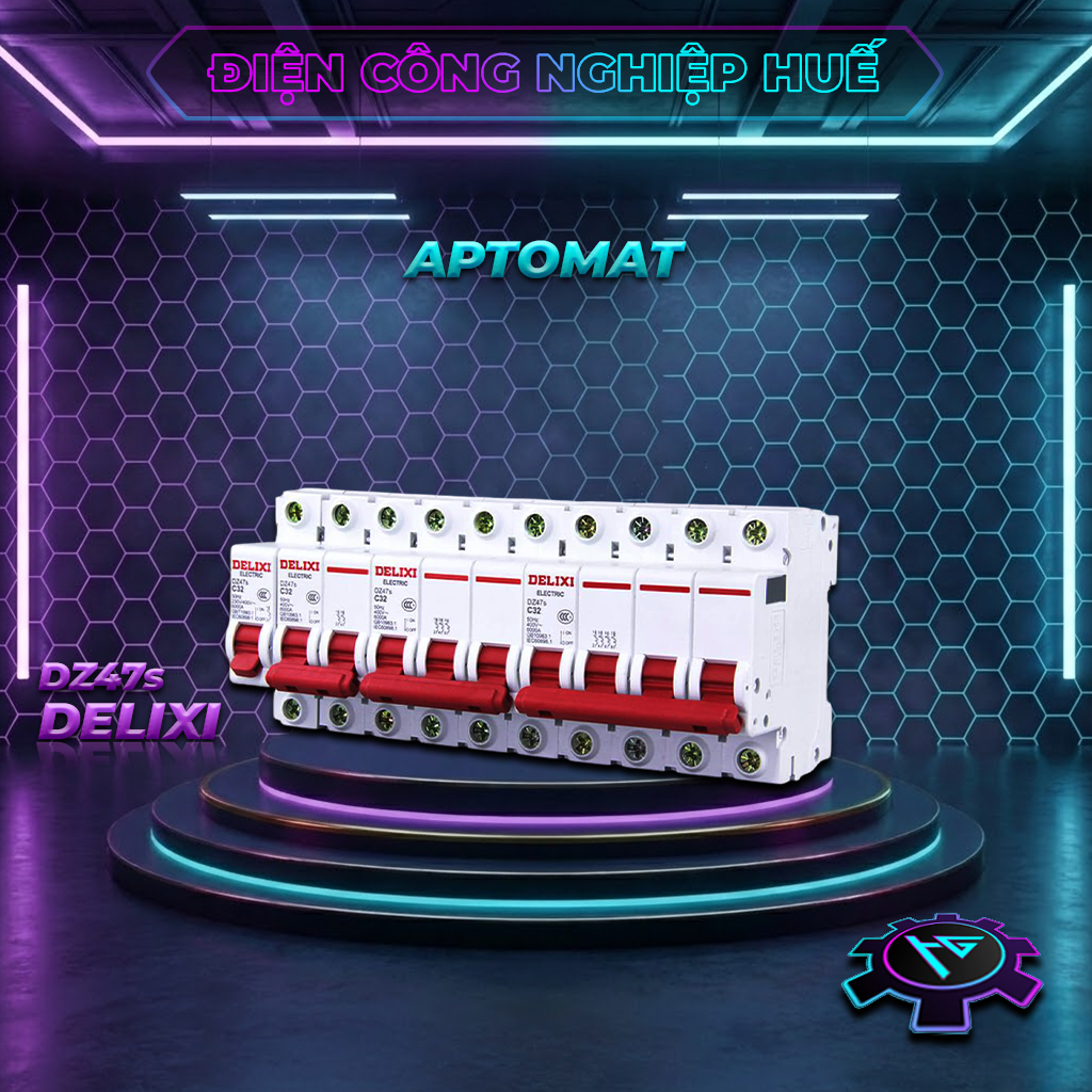 Aptomat Delixi MCB DZ47s - Bảo vệ quá tải & ngắn mạch