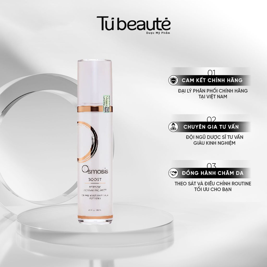 [HÀNG CÔNG TY] Xịt Khoáng Phục Hồi Và Làm Dịu Da Osmosis Boost Peptide Activating Mist 80ml