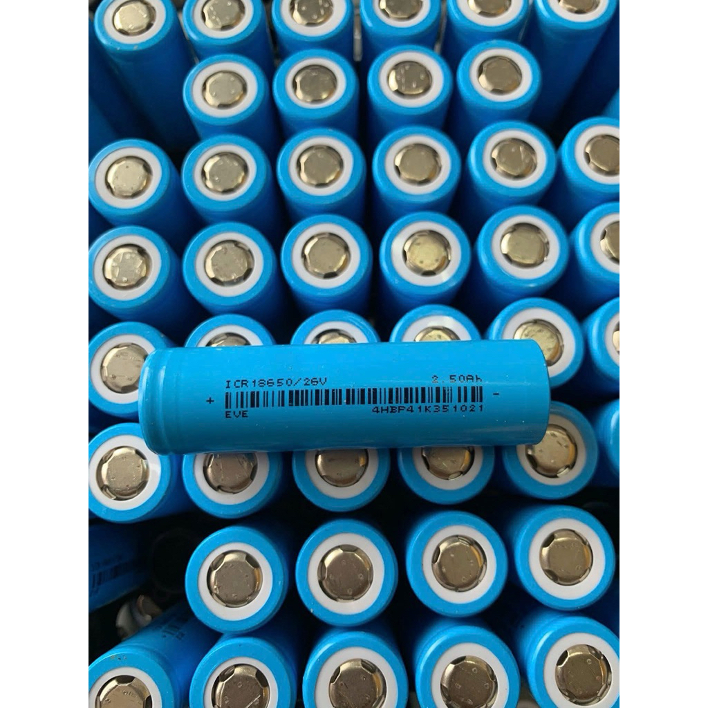 Pin 18650 EVE 26V Xả 5C 2600mAh nội trở 19-20 tháo khối
