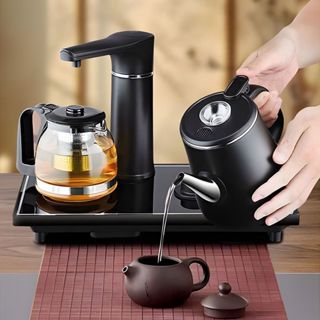 Bộ ấm siêu tốc tự động - tự động cấp nước, tự động đun sôi, tự động ngắt, cảm ứng đa dụng [Bảo Hành 12 Tháng]