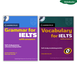 Sách - Cambridge Grammar for IELTS + Vocabulary for IELTS - Bản in laser đẹp nét