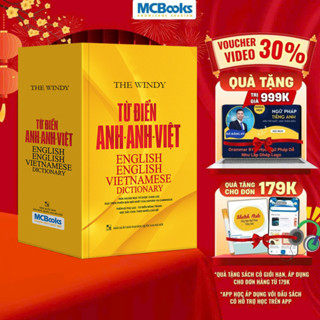 Sách - Từ điển Anh Anh Việt Bìa Cứng Nhiều Màu Giải Nghĩa Đầy Đủ MCBooks