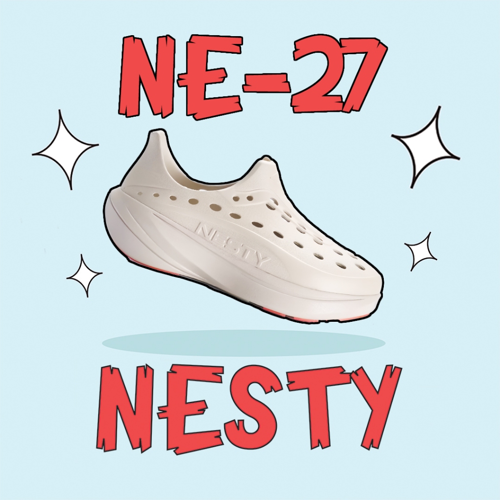 NE27 - Giày Đúc Nguyên Khối Nam Nữ Nesty NE27 Đế Cao 5–5,5cm