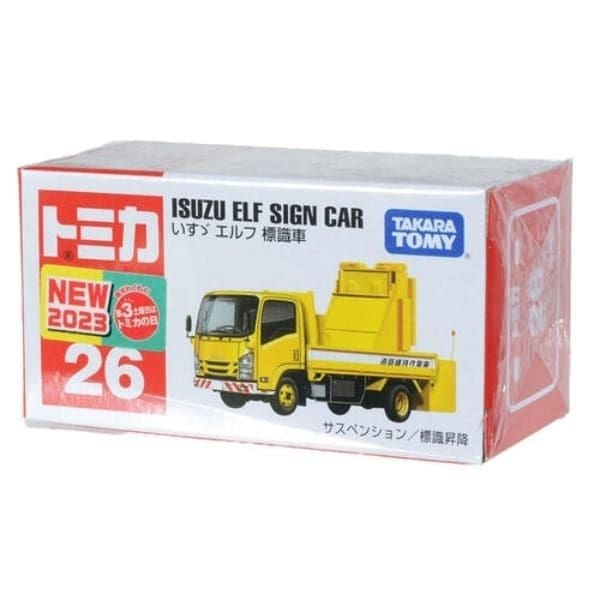 Xe mô hình Tomica Isuzu Elf Sign Car No.26