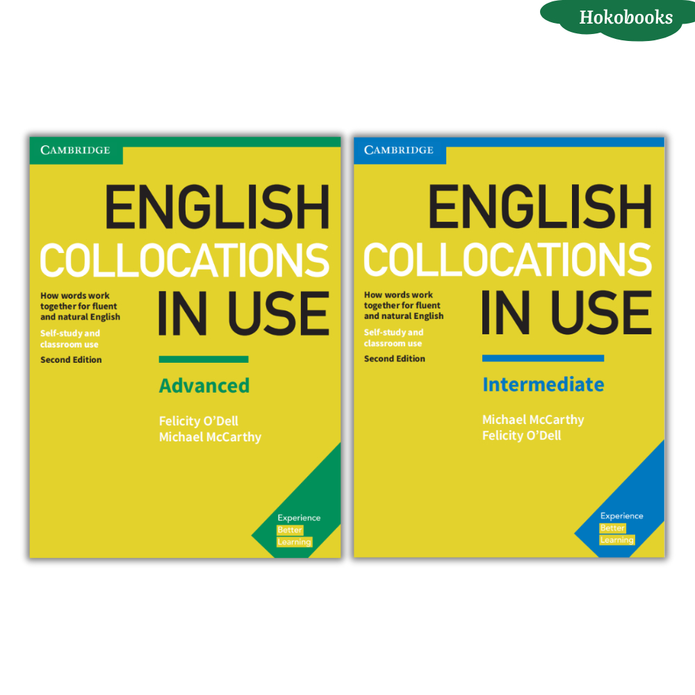Sách - English Collocations in Use (Second Edition): Intermediate/Advanced - Bản in màu lazer đẹp