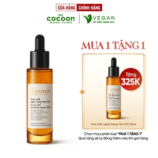  Tinh chất nghệ Hưng Yên 10% Vitamin C cocoon 30ml  turmeric serum  thuần chay 