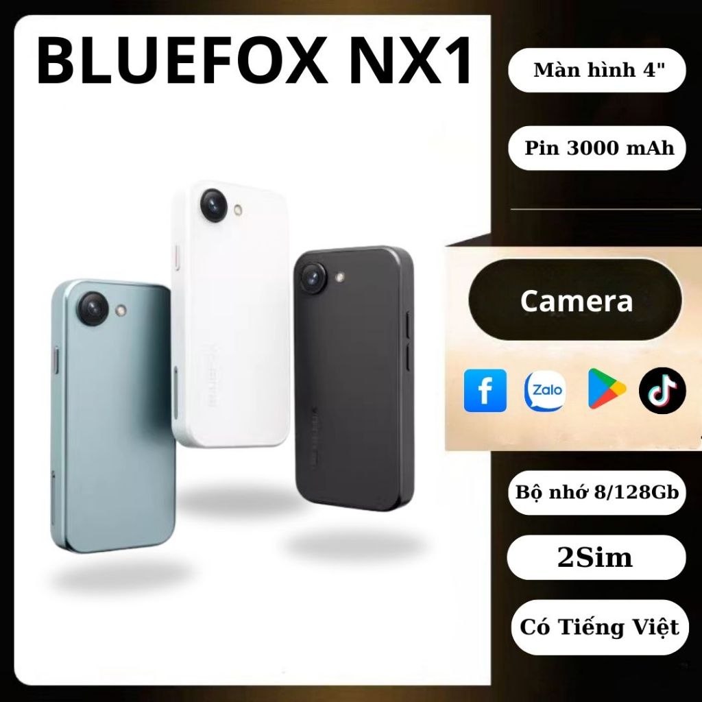 Bluefox NX1 – Smartphone mini toàn màn hình, thiết kế nhỏ gọn
