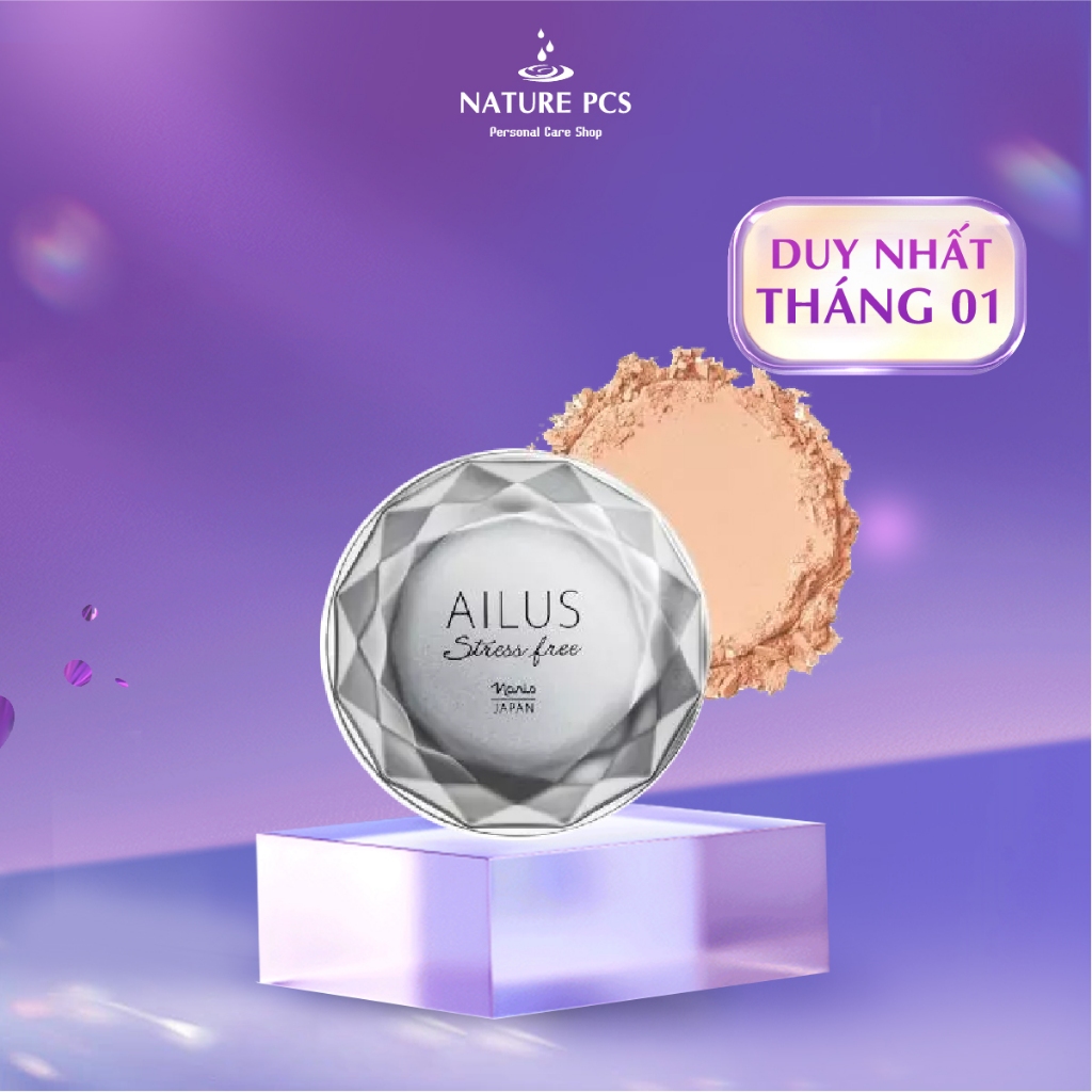 Phấn phủ trang điểm Naris Cosmetics Ailus Stress Free Face Powder SPF30 PA+++ 12g