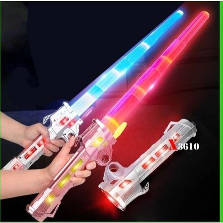 [Hỏa tốc] Kiếm laser phát sáng kiếm katana 54cm bằng nhựa kiếm lazer ánh sáng có đèn lightsaber Đồ c