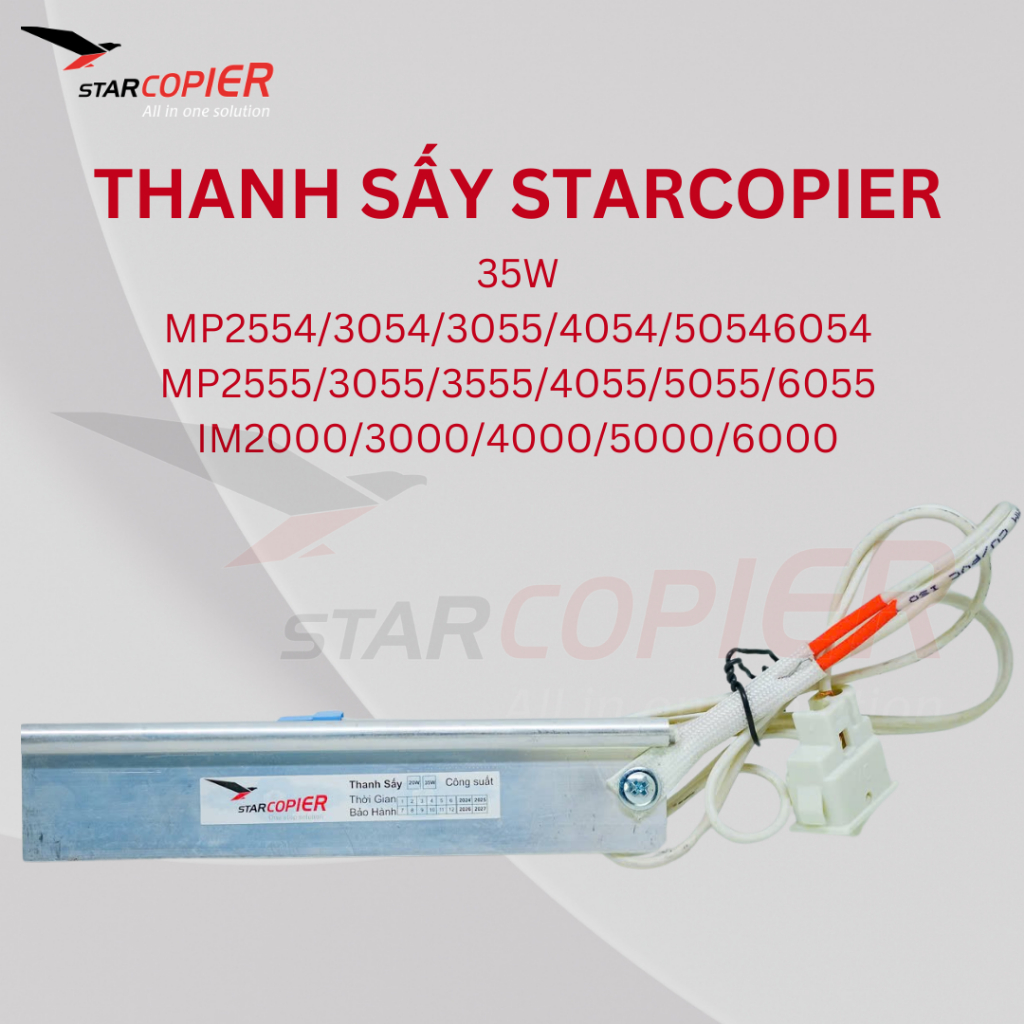 Thanh Sấy Chống Ẩm Starcopier Dùng Cho Máy Ricoh MP3055/3555/IM3000
