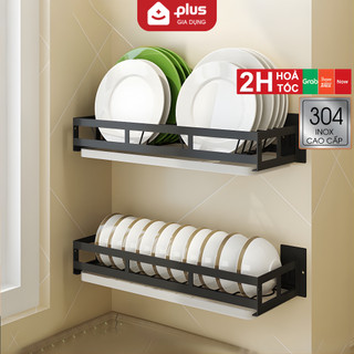  🔴OUTLET | Kệ úp chén bát ráo nước dán tường cao cấp chống gỉ trọn đời  tặng kèm keo dán và ốc vít  chịu lực ERMO 