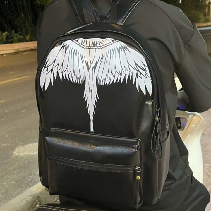 GIÁ TẠI XƯỞNG=Balo đi học Đại Bàng cho nam nữ quai bản to có ngăn bí mật size 42cm vừa sách vở A4 La