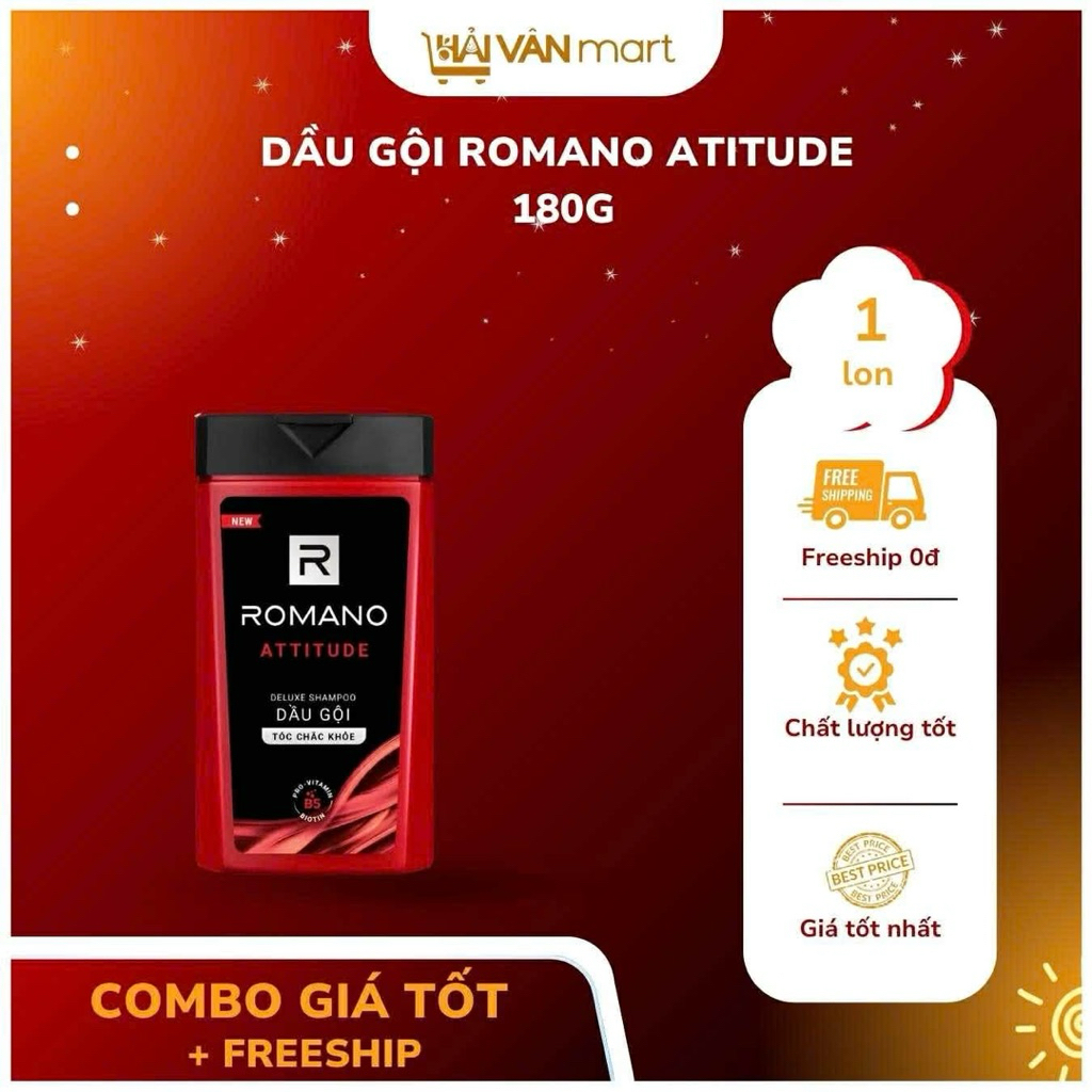 Dầu gội Romano Atitude 180g