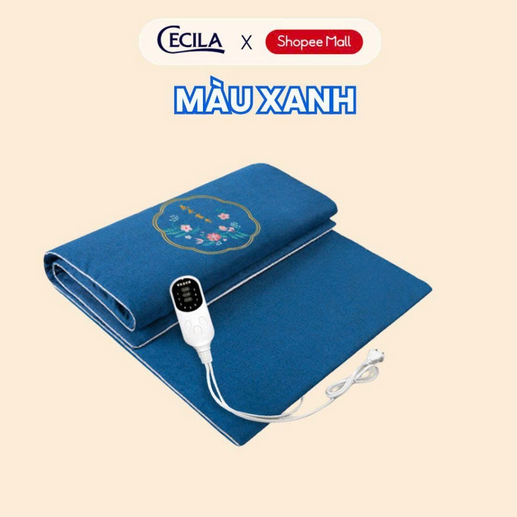 Thảm ngải cứu CECILA Gối Nệm Y Tế, thảm gối ngải cứu điện, đệm sưởi ngải cứu chườm nóng