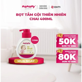  Sữa tắm gội đầu tạo bọt cao cấp cho bé Mamamy gốc thực vật dịu lành 4 hương thơm 