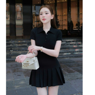 Đầm tay ngắn cổ sơ mi chất đẹp dày dặn 2026 , By MeiMei