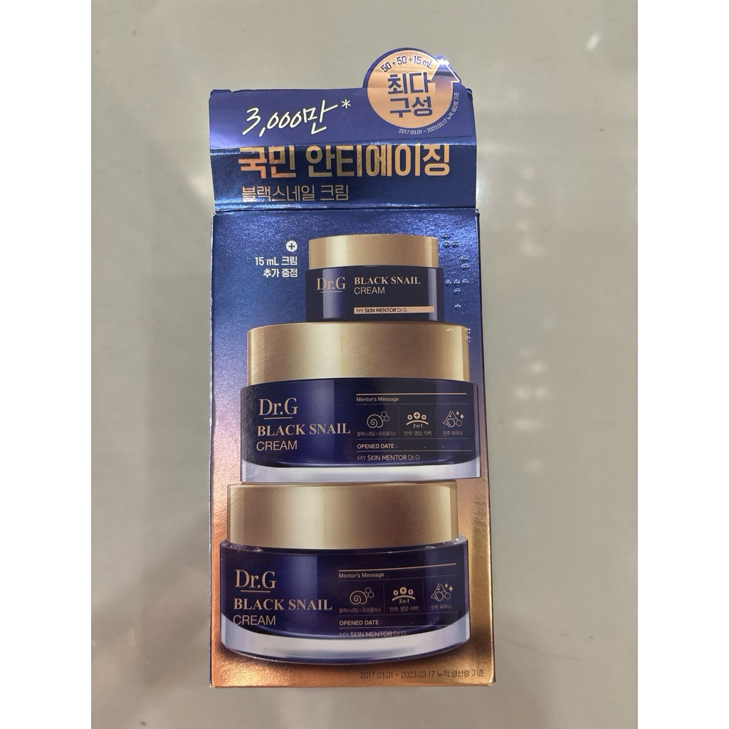 Kem dưỡng DR.G Black Snail Cream chiết xuất ốc sên đen