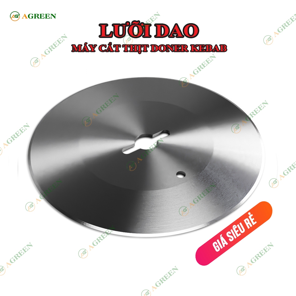 Lưỡi Dao Tròn 10cm A-GREEN – Dành Cho Máy KS100E – Cắt Thịt Kebab – Hiệu Suất Cao