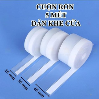 [Cuộn 5 mét ]Vách cửa silicon chắn gió,Ron chặn Khe Hở Chân Cửa-Chống Bụi,Chống Nước, Giảm Tiếng Ồn,Ngăn Côn Trùng 88538