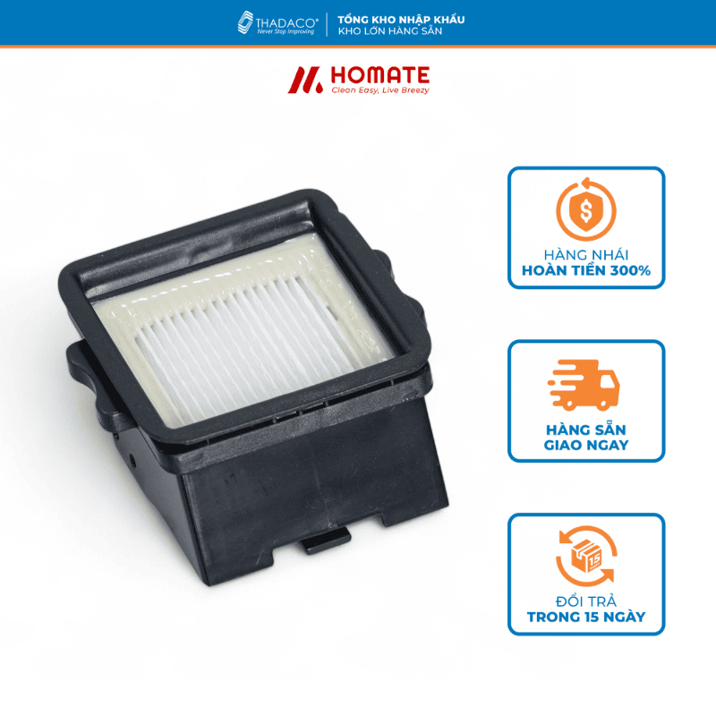 Lọc Bụi Hepa Chuyên Dụng Dùng Cho Máy Hút Bụi - Lau Nhà Homate M250DW