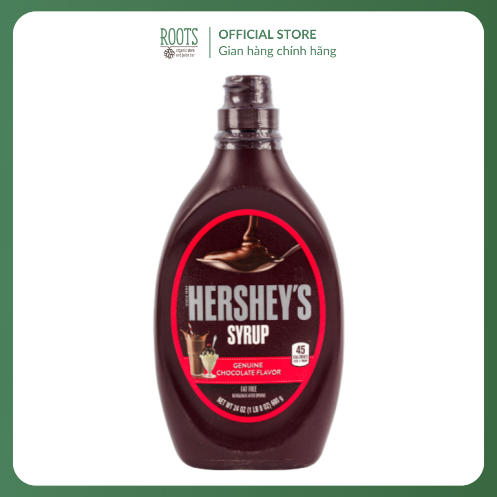 (Ship hỏa tốc) HERSHEY'S - Siro Socola, Hershey`s Syrup, Genuine Chocolate Flavor, 48 oz (1.36kg)
