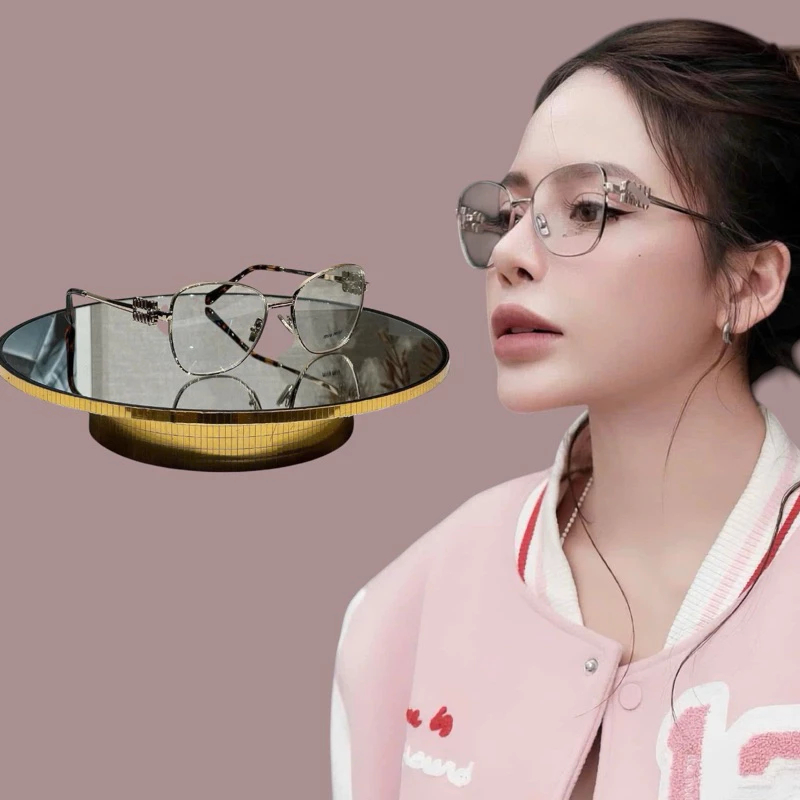 [Peinn] Gọng kính Min Min Bự Store mắt mèo thời trang tiểu thư gọng kim loại công sở - 2056