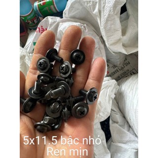 Ốc Vít Giàn Áo Xe Máy 5Ly * 11,5mm, Zen Nhuyễn, Có Bậc, Đầu Cạnh.