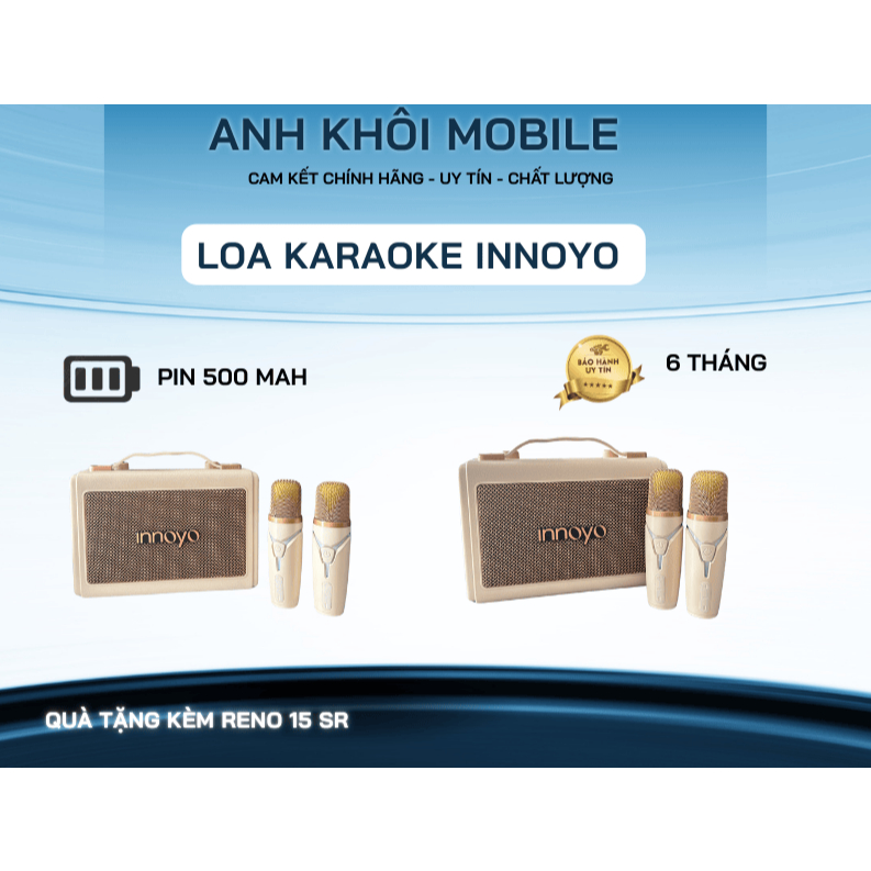 Loa karaoke INNOYO S2 - Loa tặng kèm Reno 15F series