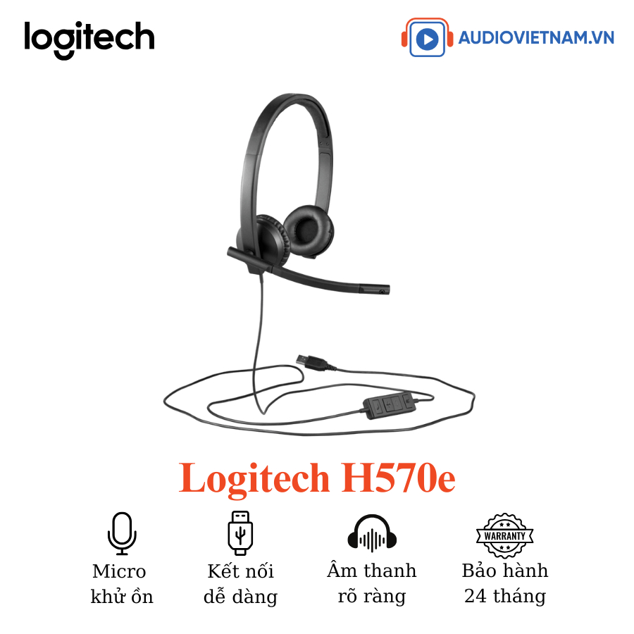 Tai nghe Logitech H570e