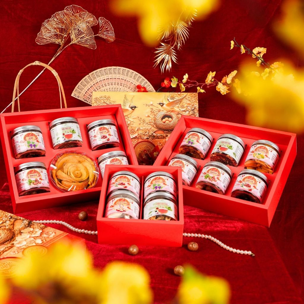 Hộp Quà Tết Sang Trọng Bính Ngọ Năm 2026, Quà Tết Cho Doanh Nghiệp Orgafood