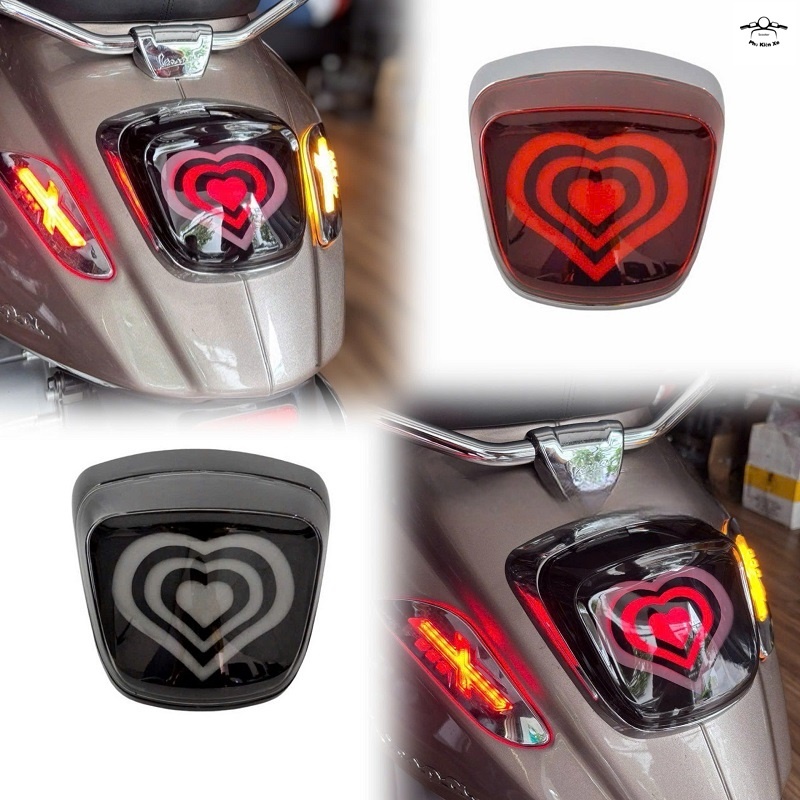 Đèn Hậu Trái Tim Cho Xe Vespa Sprint Primavera TFT