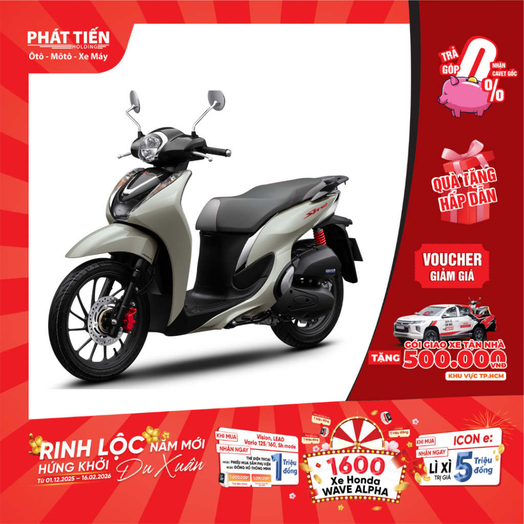 Xe máy Honda SH Mode Thể Thao 2024 Phanh ABS