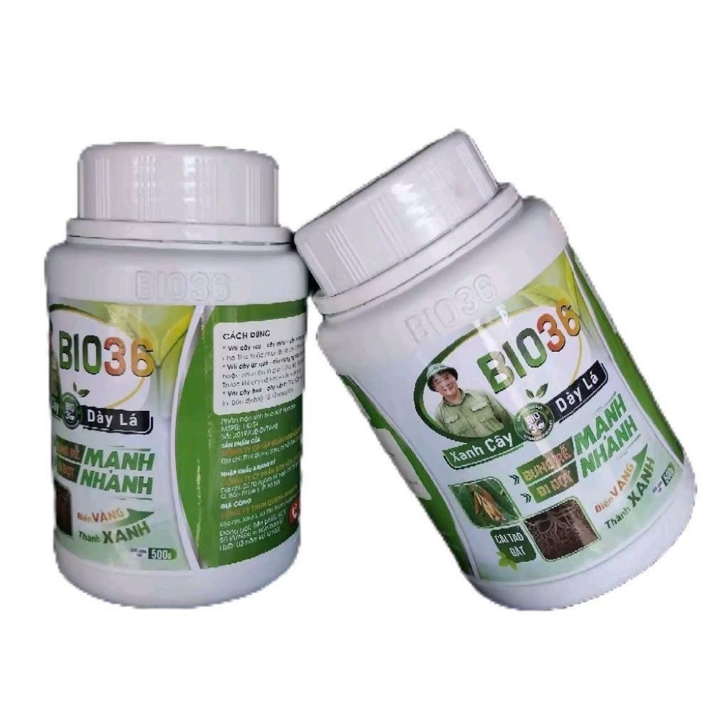 Combo 2 hũ Bio 36 siêu kích đọt, ra rễ mạnh, phục hồi cây sau thu hoạch, xanh cây dày lá. Bio 36 hàn
